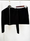 Diamond Top Skirt Set Two Piece Set