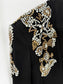 Star Exquisite Rhinestone  Blazer Split Trousers Suit