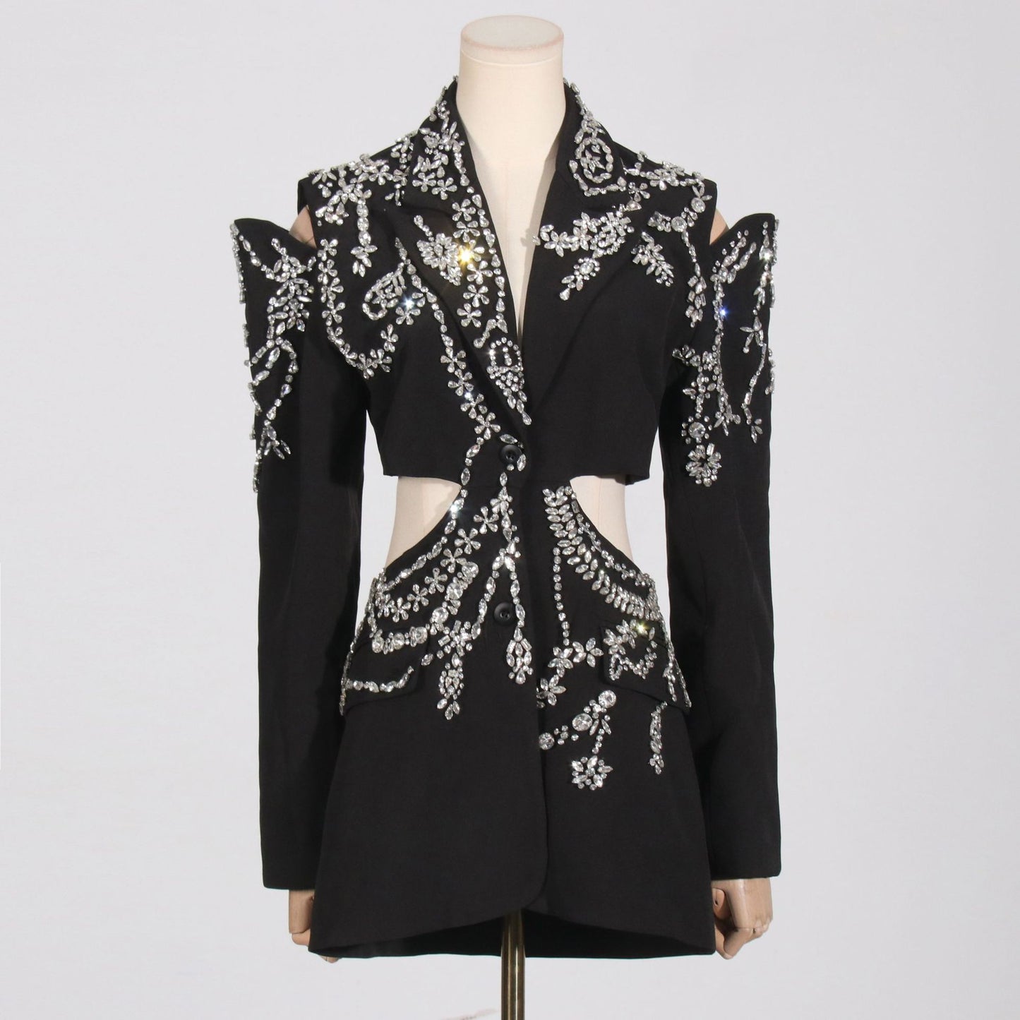 Formal Wear Summer Heavy Industry Beads High-Grade Blazer for Women