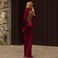 Summer Women Clothing High Collar Slim Sexy Backless Solid Color Maxi Dress