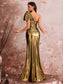 Fishing Line Shaping Elegant Evening Dress Gorgeous Pleated Cocktail Party Formal Party Gift