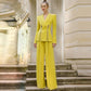 Diamond Strip Suit Two Piece Set