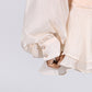Puff Sleeve Lotus Leaf Skirt  Short Mesh Dress