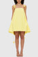Rose Mini Dress – Sorbet Yellow