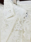 Mesh  Embroidery Sequined Blazer Trousers Suit Two Piece Set