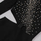 Summer Sexy Dress Oversleeves Pearl Decoration Socialite