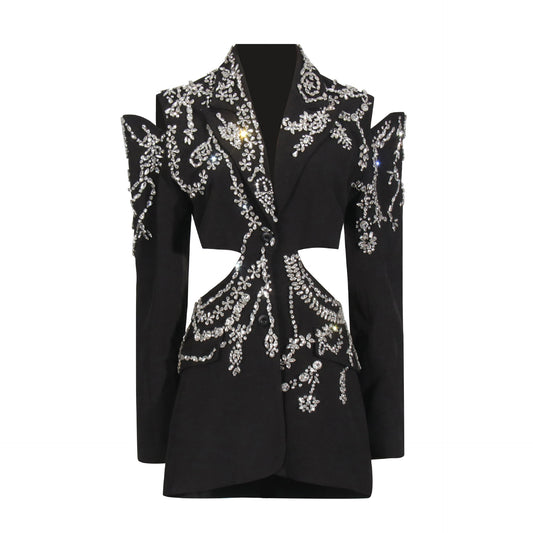 Formal Wear Summer Heavy Industry Beads High-Grade Blazer for Women
