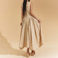 Retro Cami Dress Ruffled Dress