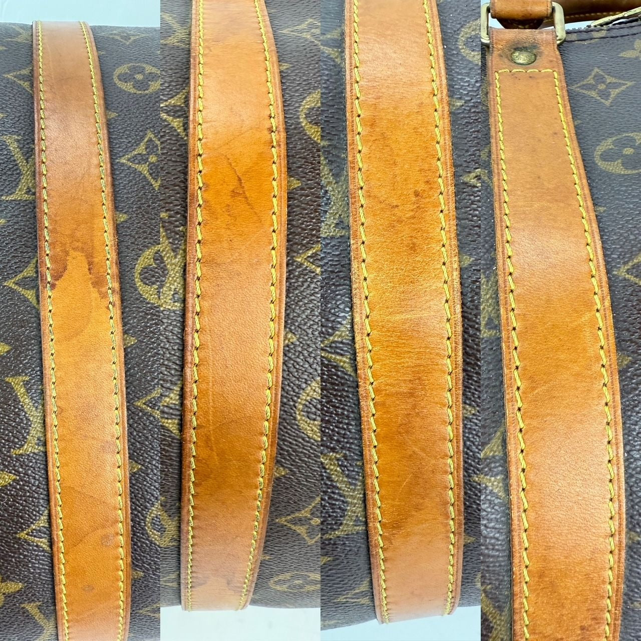 Louis Vuitton Keepall 55 Monogram Canvas Duffle Bag Luggage