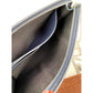 Louis Vuitton Pochette Voyage MM Taiga Dark Blue Leather Hand Bag Limited Edition
