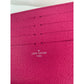 Louis Vuitton 8 Credit Card Insert Pink Leather wallet from Felicie