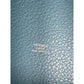 Hermes Taurillon Clemence Picotin 22 MM Blue Leather Hand Bag
