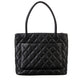 Chanel Caviar Medallion Tote - Black