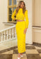 Diamond Inlaid Short Top Skirt Set Two Piece Set