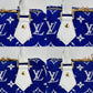 Louis Vuitton Jacquard Velvet Speedy 20 Bandouliere Blue Crossbody Bag
