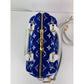 Louis Vuitton Jacquard Velvet Speedy 20 Bandouliere Blue Crossbody Bag