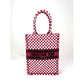 Christian Dior Canvas Dior Amour Dots Vertical Book Tote