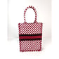 Christian Dior Canvas Dior Amour Dots Vertical Book Tote