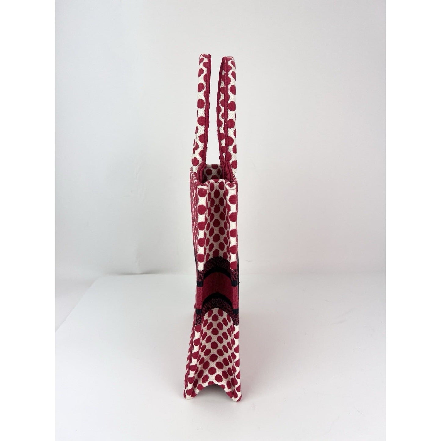 Christian Dior Canvas Dior Amour Dots Vertical Book Tote