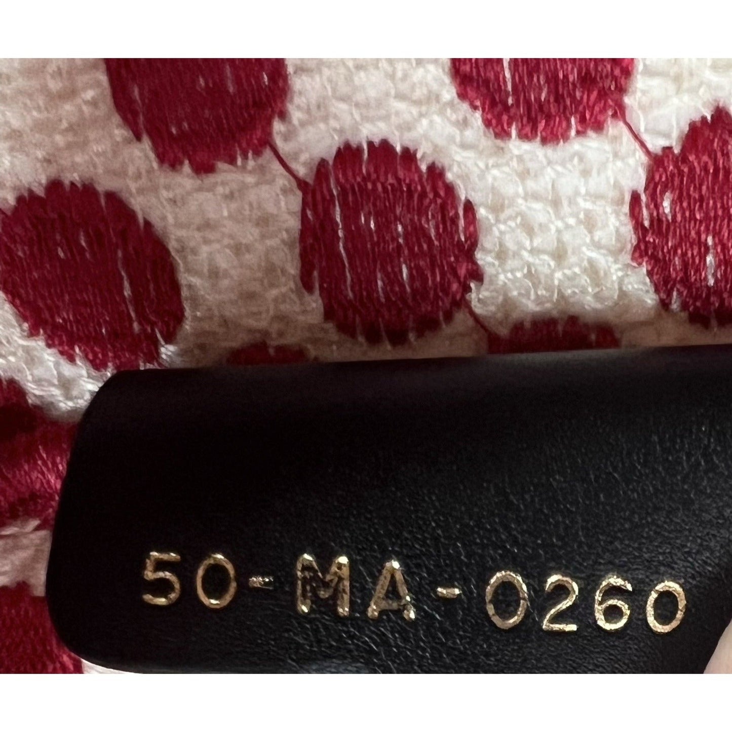 Christian Dior Canvas Dior Amour Dots Vertical Book Tote