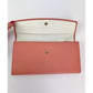 Fendi Continental Pink Leather Wallet Clutch
