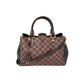 Louis Vuitton Damier EbeneCuir Taurillon Brittany Black Shoulder Bag