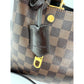 Louis Vuitton Damier EbeneCuir Taurillon Brittany Black Shoulder Bag