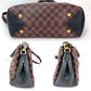Louis Vuitton Damier EbeneCuir Taurillon Brittany Black Shoulder Bag