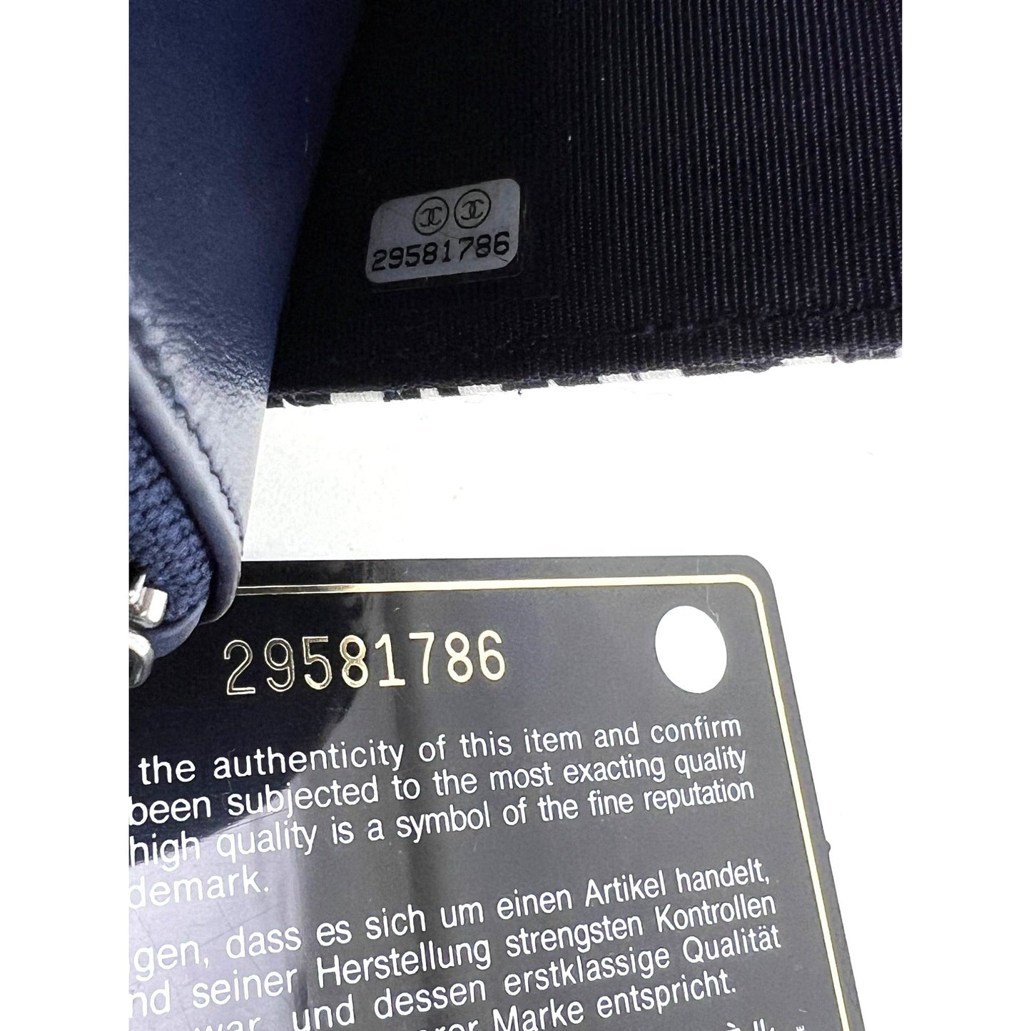 Chanel Reissue 2.55 Quilted Printed Canvas Limited Edition Wallet on a Chain Clutch RARE