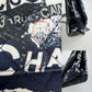 Chanel Reissue 2.55 Quilted Printed Canvas Limited Edition Wallet on a Chain Clutch RARE
