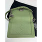 Chanel Calfskin Chevron Quilted Medium Boy Flap Light Green Bag