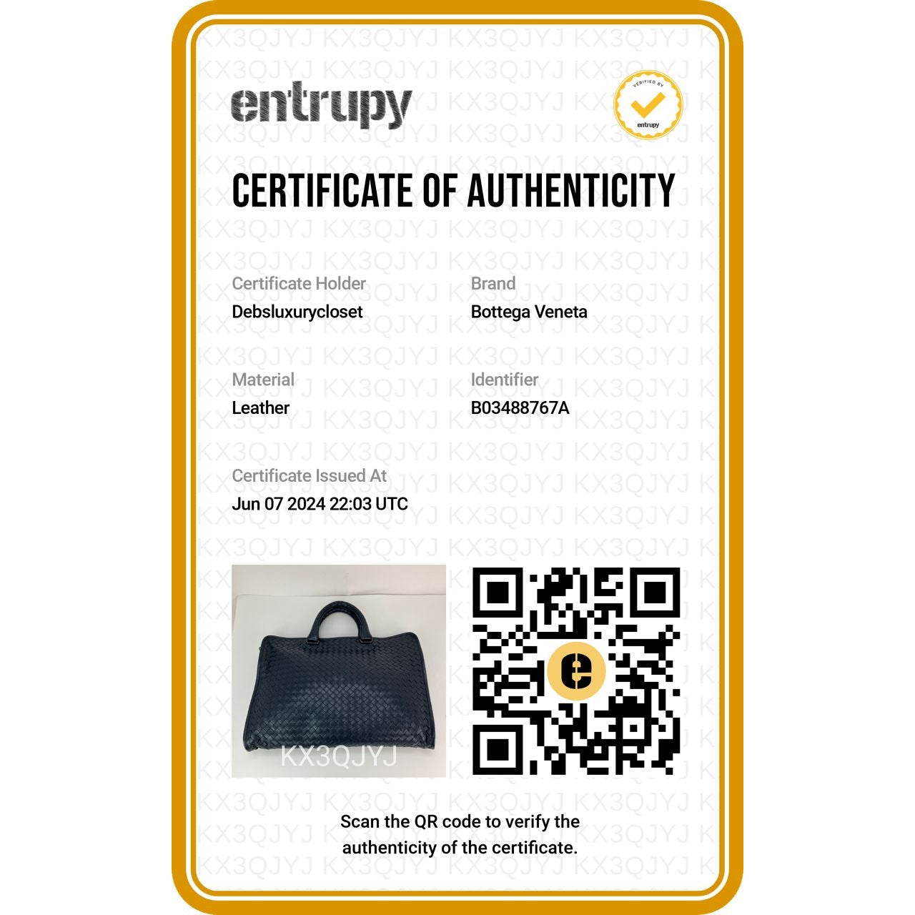 Bottega Veneta Intrecciato Top Zip Briefcase Attache Bag