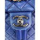 Chanel Lambskin Quilted Small Urban Spirit Blue Backpack