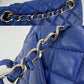 Chanel Lambskin Quilted Small Urban Spirit Blue Backpack