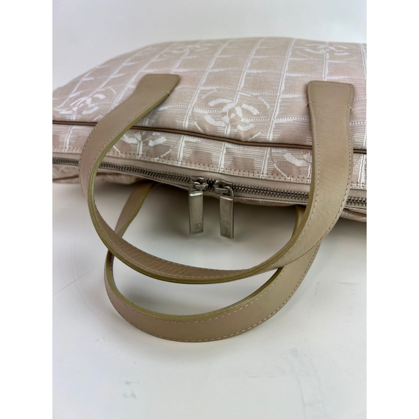 Chanel Canvas Nylon Travel Briefcase Attache Bag 