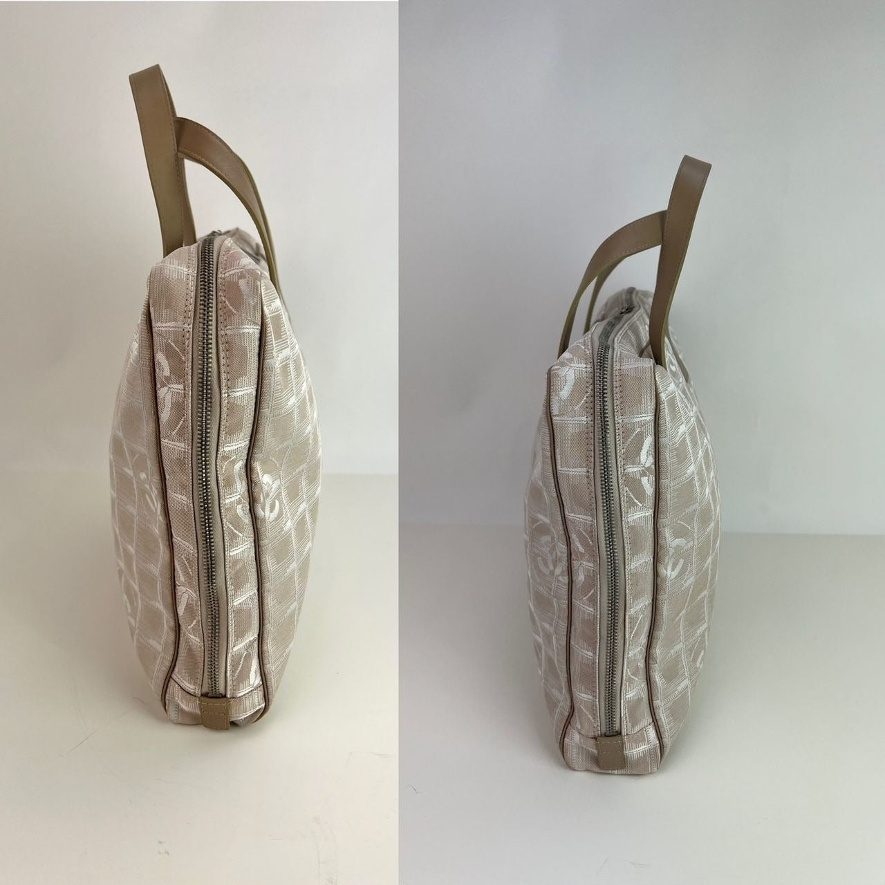 Chanel Canvas Nylon Travel Briefcase Attache Bag 