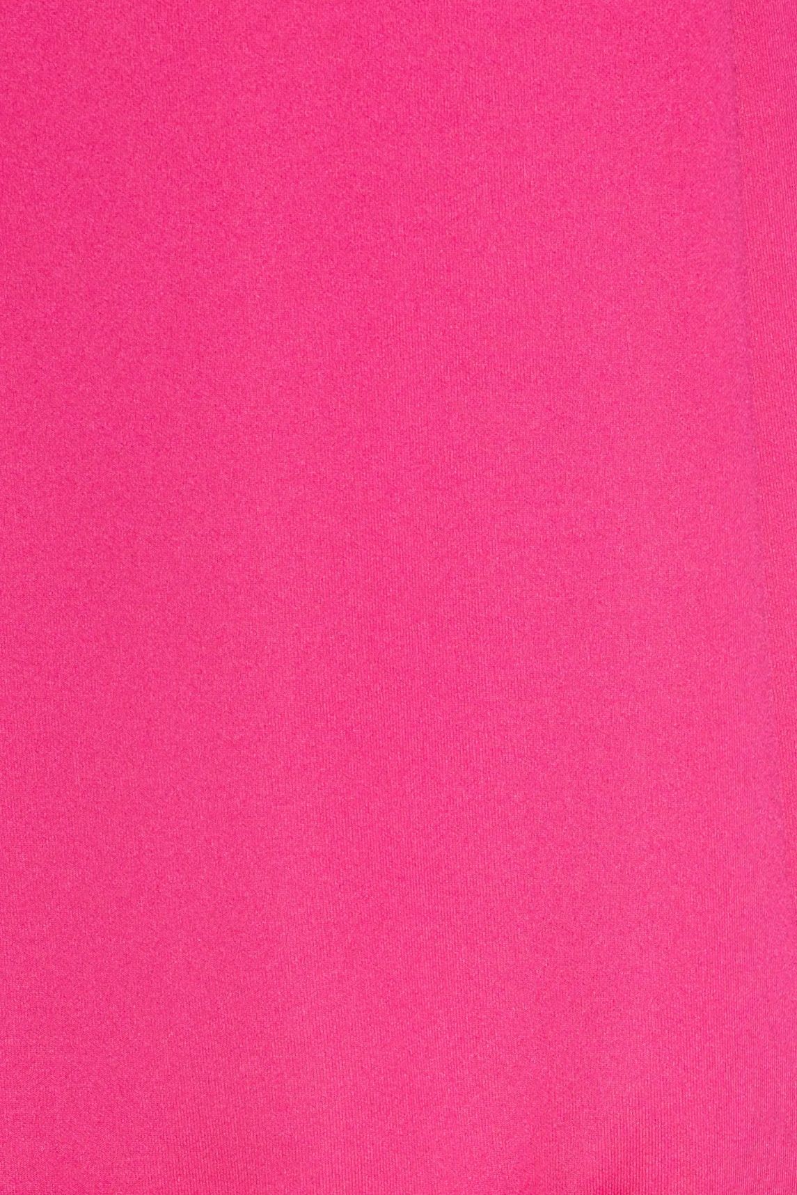 Donna Ricco V-Neck Sleeveless Zipper Back Ruffled Hem Scuba Dress