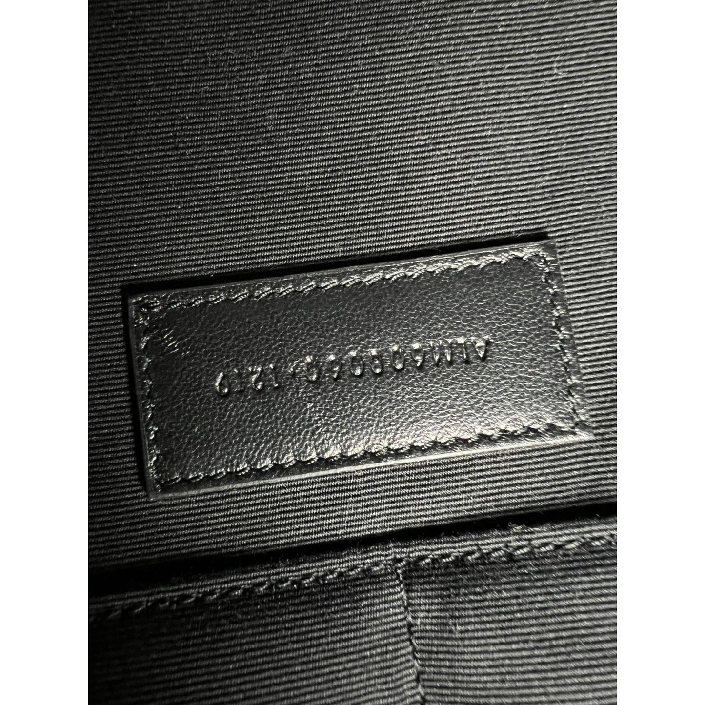 Saint Laurent Black Smooth Leather I-Pad Case Clutch