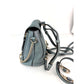 Chloe Blue Faye Mini Suede and Leather Backpack Bag