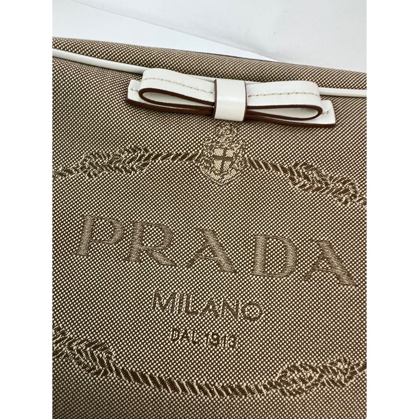 Prada Khaki Canvas Camera Crossbody Bag