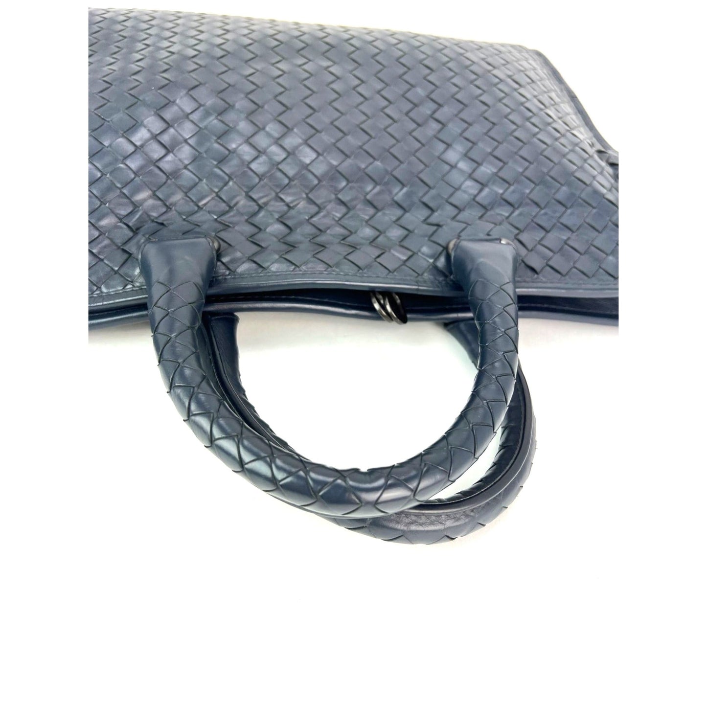 Bottega Veneta Intrecciato Top Zip Briefcase Attache Bag
