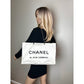 Chanel Essential 31 Rue Cambon Slopping White Leather Tote