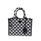 Prada Small Symbole Embroidered Fabric Handbag