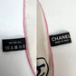 Chanel Silk Pink Black Blue Scarf