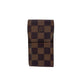 LOUIS VUITTON Damier Ebene Cigarette Card Cosmetic Case Pouch