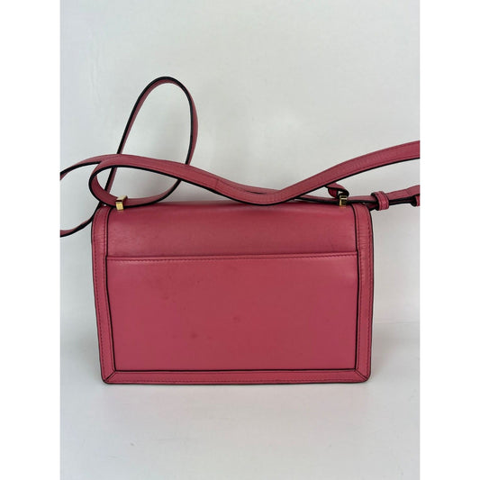 Loewe Medium Barcelona Pink Leather Shoulder Bag