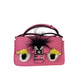 Fendi Monster Baguette Pink Leather Micro Crossbody Bag