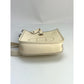 Hermes Taurillon Clemence evelyne TPM Nata White Crossbody Bag
