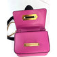 Prada City Calf Cahier Pink Black Leather Crossbody Belt Bag