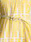Embroidered Sling Ruffle Dress